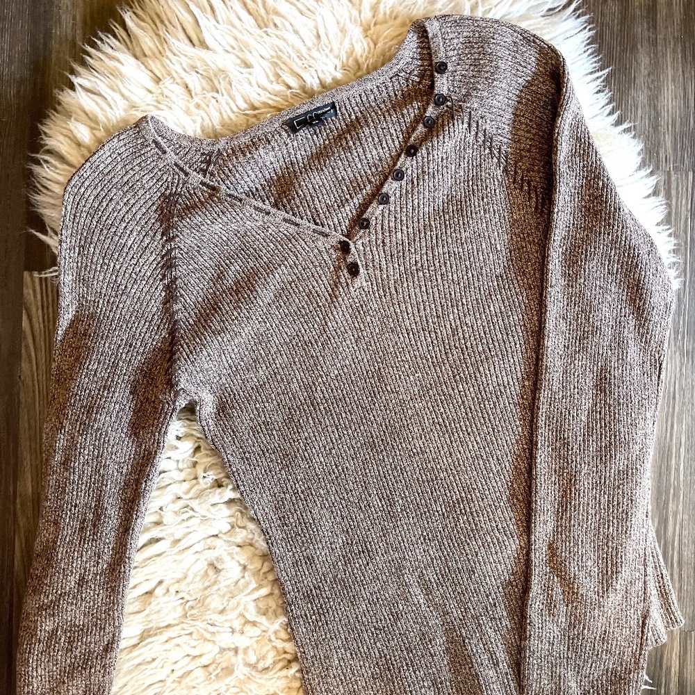 CREAZIONI EFFECI Brown Sweater (Size XL)